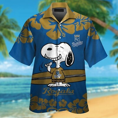 #ad Kansas City Royals Hawaiian Shirt Kansas City Royals Baseball Summer Fan Shirt