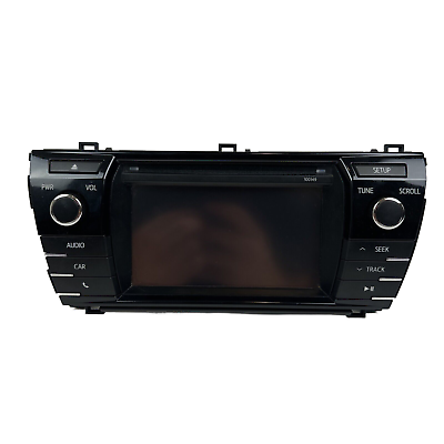 #ad 2014 2016 TOYOTA COROLLA RADIO STEREO CD PLAYER TOUCH SCREEN 86140 02050 100149