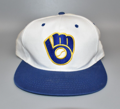 #ad Milwaukee Brewers Vintage Drew Pearson Snapback Cap Hat