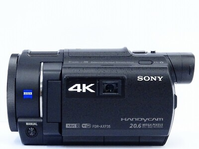#ad SONY FDR AXP35 B 4K Camcorder Handycam Black 10x Optical FDR AXP35 from Japan