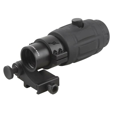 #ad Vector Optics Tactical 4X Magnifier Scope for Red Dot Sights Flip to Side Mount