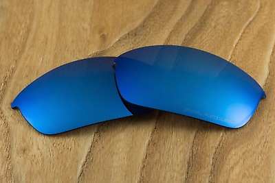 #ad Navy Cobalt Blue Mirrored Polarized Replacement Lenses for Oakley Half Jacket