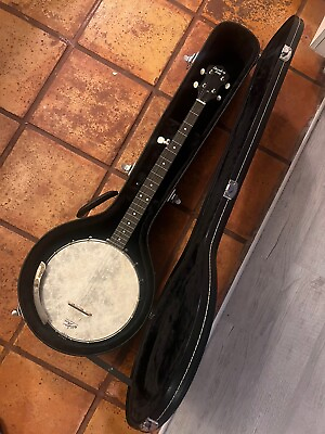 #ad Recording King Open Back Banjo With Hard Shell Case Open Box $299.99