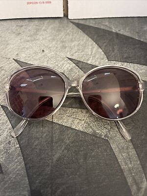 #ad NOLA glasses 140mm Grey Clear 54 18 made in Hong Kong glasses frames women sun