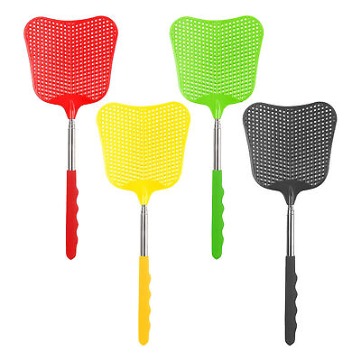 #ad Fly Swatter Telescopic Long Extendable 28.5cm 65cm Swat Bug Insect Mosquito Wasp