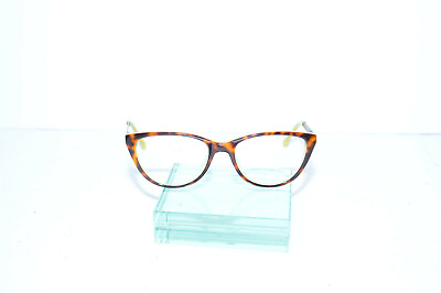 #ad Candies CAO125 Eyeglasses Frames 53 17 135MM Cateye Tortoise Green EUC