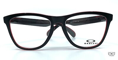 #ad Oakley OX8131 0154 FROGSKINS Red Black Eyeglasses New Authentic 54