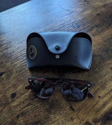 #ad Ray Ban Women#x27;s Sunglasses Brown Frame With Case Like New