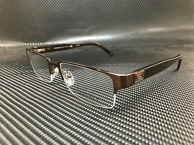 #ad Versace VE1184 1269 Brushed Brown Demo Lens Men Rectangle Eyeglasses Frame 53 mm