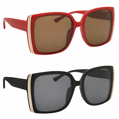 #ad NWT Women Oversized Sunglasses Square Celebrity Fashion Classic Frame RET107