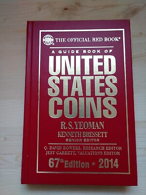 #ad 2014 A Guide Book of United States Coins Price Guide 67th Edition Hardcover