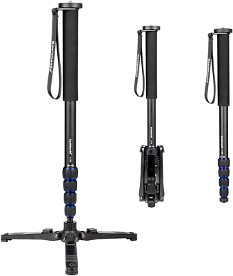 #ad Extendable Camera Monopod Aluminum Alloy with Tripod Support Base 5 Section 20 $72.99