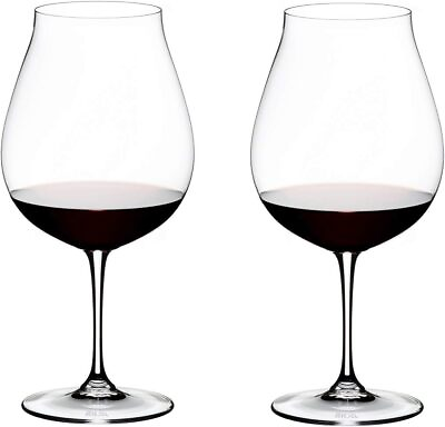 #ad Riedel Vinum New World Pinot Noir Glass Set of 2 28 Fluid Ounces Clear