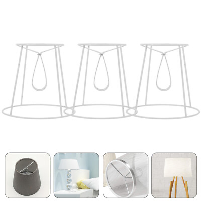 #ad 3pcs Creative Practical Unique Lampshade Frames Desk Lights Frame for Home $14.84