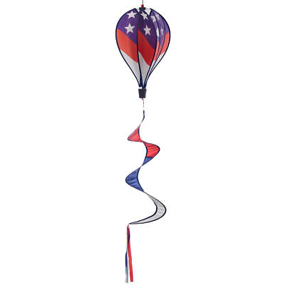 #ad Patriotic Hot Air Balloon Wind Spinner