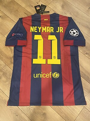 #ad FC Barcelona Neymar #11 Retro Large Jersey Home 2014 15
