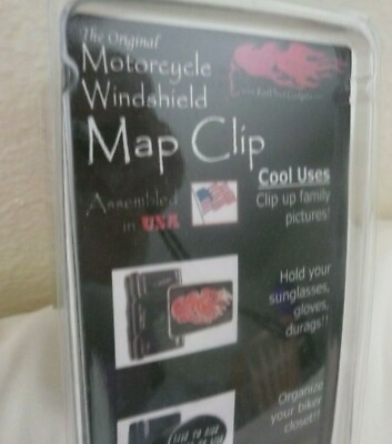 #ad Motorcycle Windshield Map Clip Sunglasses Gloves Durags FLAMES RedHead Brand