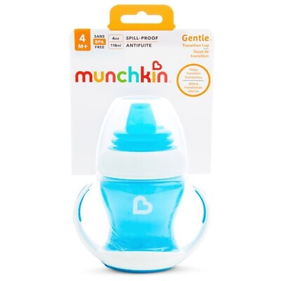 #ad Munchkin Gentle Transition Cup Blue 4 Oz. NEW IN PACKAGE $8.99