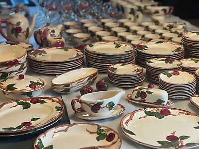 #ad Vintage Franciscan Apple Dinnerware Plates Bowls Teacups Glasses *Pick Pieces*