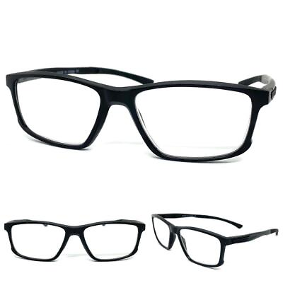 #ad Men#x27;s Classy Elegant Modern Sporty Style READING Eye Glasses Readers Black Frame