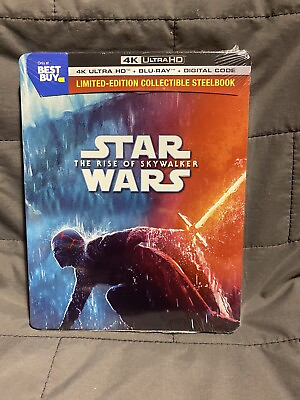 #ad Star Wars: The Rise of Skywalker Steelbook 4k Ultra HD Blu ray Digital New