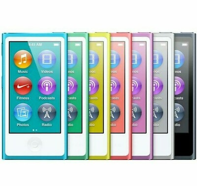 #ad Apple iPod Nano 7th 8th Generation 16GB Gold Blue Silver Gray Black Purple Pink