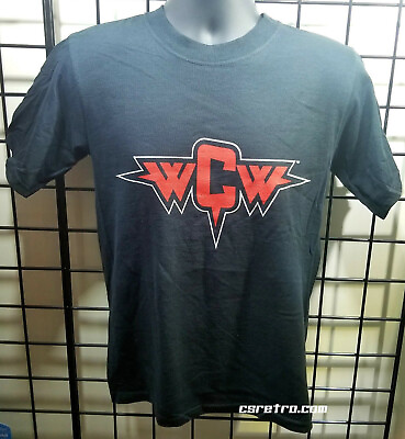 #ad NEW Vintage AUTHENTIC WCW Wrestling T Shirt SMALL Retro Clothing Shirt AEW 2001
