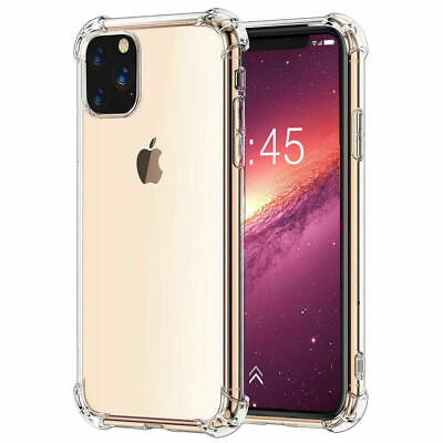 #ad Clear Case For iPhone 14 11 12 13 Pro XS Max 7 8 XR X Shockproof Silicone Case