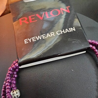 #ad Revlon Eye Glass Eyewear Chain for Glasses Jewelry