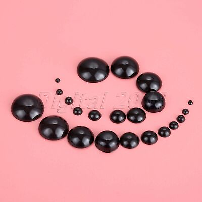 #ad 3mm 20mm Black Plastic Safety Eyes For Teddy Bear Doll Animal Puppet Crafts