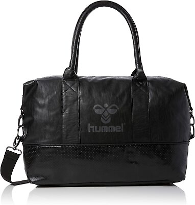 #ad Hummel 1183.5oz Jet Medium Weekend Bag Black 15 11 16x18 7 8x7 7 8in