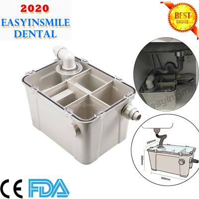 #ad EASYINSMILE Dental Plastic Plaster Trap Filter Water Separator Clinic 39*29*24CM