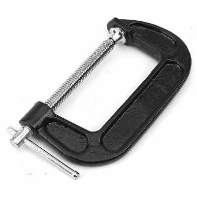 #ad 2 3 4 5 6 Inch C Clamp Iron Body amp; Plated Steel Screw G Clamp NEW $6.89