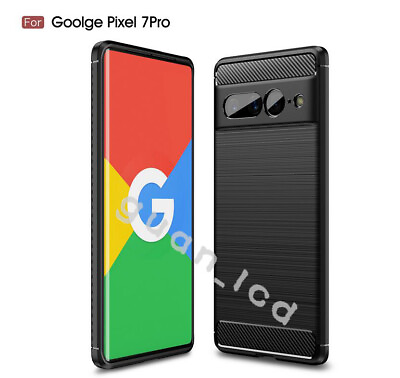 #ad For Google Pixel 7 Pro Case Slim Carbon Fiber Shockproof Heavy Duty Soft Cover