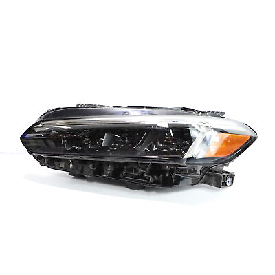 #ad 2022 Honda Civic Left Driver Side Headlight LED Chrome Trim OEM 33150T20A52