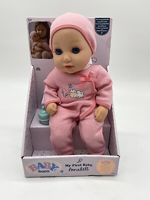 #ad BABY Born My First Baby Doll Annabell Blue Eyes BRAND NEW