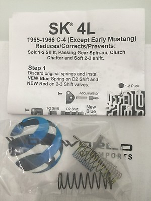 #ad TransGo SK4L Shift Kit C4 1965 1966 Except Early 65 Mustang Ford C4 Auto Trans
