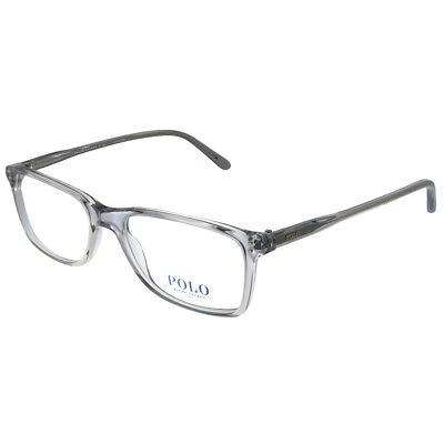 #ad Polo Ralph Lauren PH 2155 5413 Transparent Grey Plastic Eyeglasses 54mm