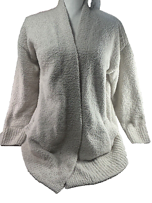 #ad RACHEL ROY Womens Pocketed Long Sleeve Open Cardigan Sweater M SUPER SOFT