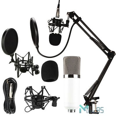 #ad Microfono Condensador De Estudio Profesional Para PC Youtubers Podcast Streaming