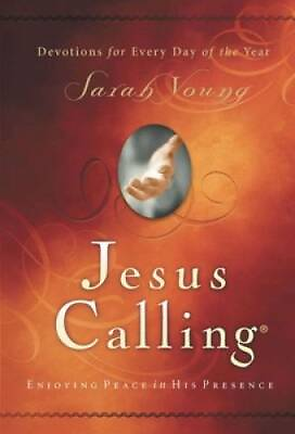 #ad Jesus Calling: Enjoying Peace in His Presence Hardcover By Sarah Young GOOD