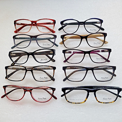 #ad New Wholesale Bulk Lot 10 Designer Clear Lens Optical Eyeglasses Frame Free Sun