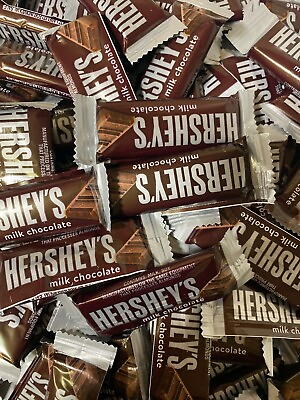 #ad HERSHEY#x27;S Milk Chocolate Candy Bar Snack Size Bulk Choose From 2 Or 4 Pounds
