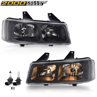 #ad Headlights Headlamps Replacement Fit For 2003 2019 Chevy Express GMC Savana Van