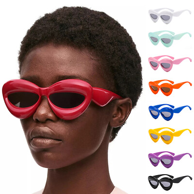 #ad Designer Punk Sunglass Cat Eye Sunglasses Sexy Lip Shaped Humorous Sun Glass ❤