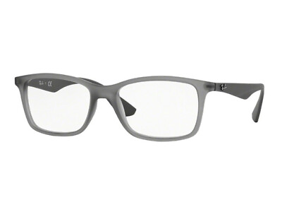 #ad Ray Ban Eyeglass Frames RX7047 5482 Grey Man Woman