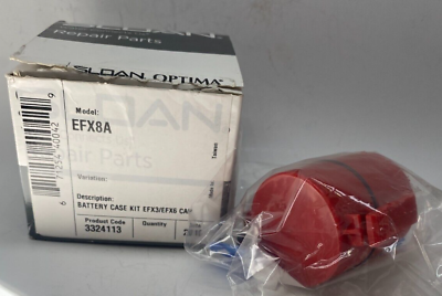 #ad SLOAN EFX8A Battery Case Kit EFX3 EFX6 Cap 3324113 Prepaid Shipping