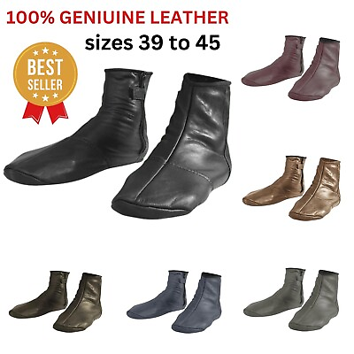 #ad Men#x27;s Women#x27;s Unisex Halal Cow Leather Socks Khuff#x27;s With Available Sizes 39 45