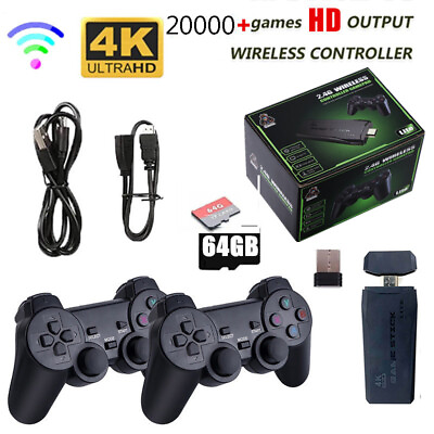 #ad Dual 2.4G Wireless Premium Controllers 20000 Games 4K HDMI Retro Game Console