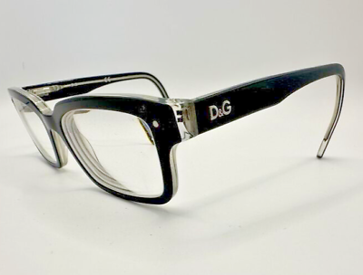 #ad Dolce Gabbana Black Clear Eyeglasses Frames DG 1176 675 52 17 140